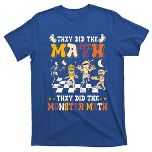 Skeleton Dancing They Did The Math They Did The Monster Math T-Shirt