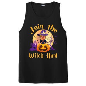 Scary Donald Trump Witch Halloween Day Join The Witch Hunt PosiCharge Competitor Tank