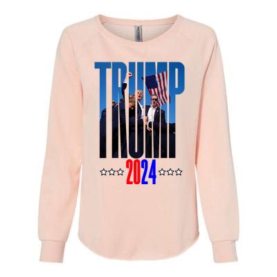 Support Donald Trump 2024 Presidential Election Campaign Womens California Wash Sweatshirt