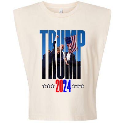 Support Donald Trump 2024 Presidential Election Campaign Garment-Dyed Women's Muscle Tee