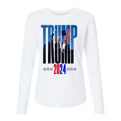 Support Donald Trump 2024 Presidential Election Campaign Womens Cotton Relaxed Long Sleeve T-Shirt