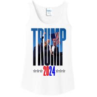 Support Donald Trump 2024 Presidential Election Campaign Ladies Essential Tank