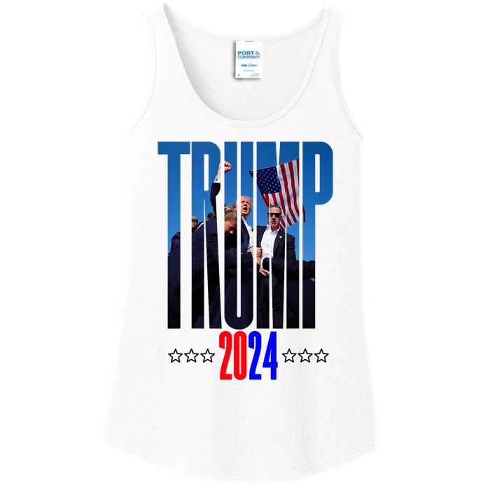 Support Donald Trump 2024 Presidential Election Campaign Ladies Essential Tank