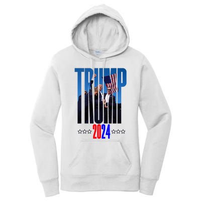 Support Donald Trump 2024 Presidential Election Campaign Women's Pullover Hoodie