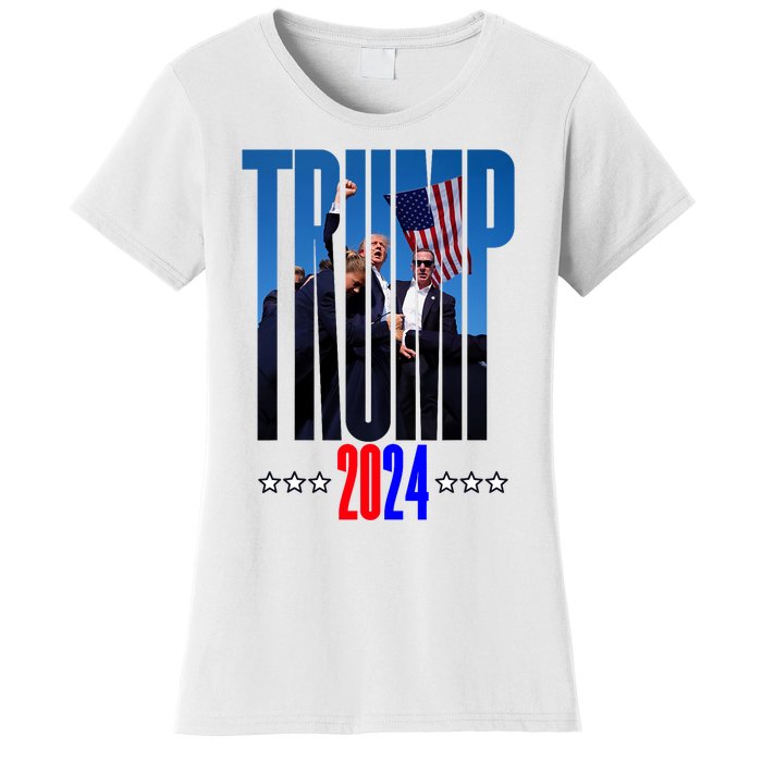 Support Donald Trump 2024 Presidential Election Campaign Women's T-Shirt