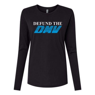 Shitheadsteve Defund The Dmv Womens Cotton Relaxed Long Sleeve T-Shirt