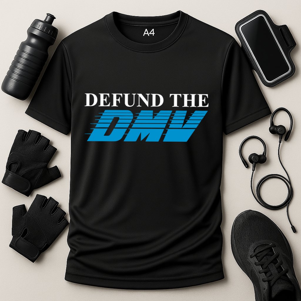 Shitheadsteve Defund The Dmv Cooling Performance Crew T-Shirt