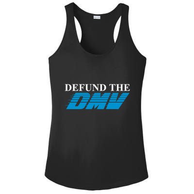 Shitheadsteve Defund The Dmv Ladies PosiCharge Competitor Racerback Tank