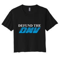 Shitheadsteve Defund The Dmv Women's Crop Top Tee