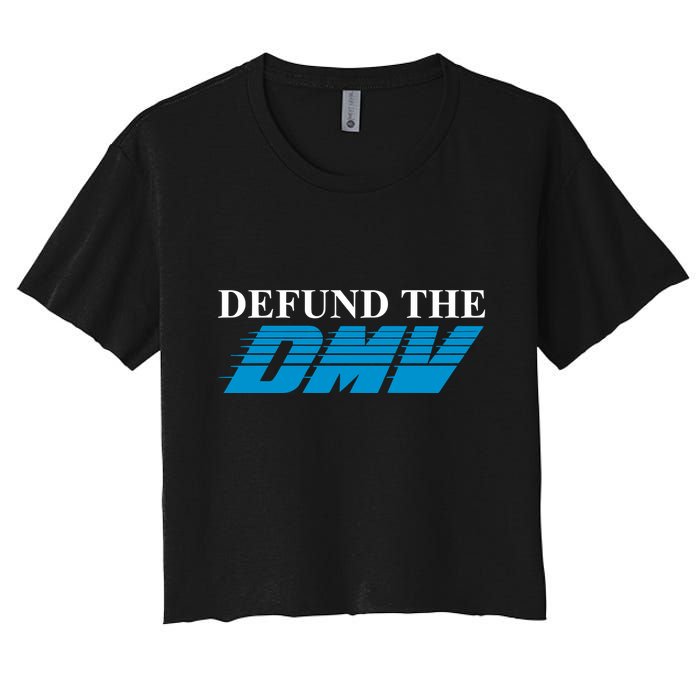 Shitheadsteve Defund The Dmv Women's Crop Top Tee