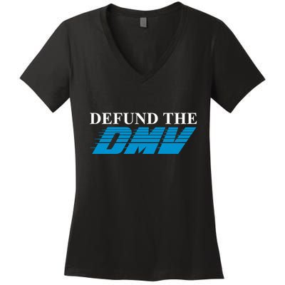 Shitheadsteve Defund The Dmv Women's V-Neck T-Shirt
