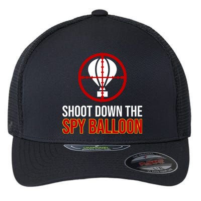 Shoot Down The Spy Balloon Political Flexfit Unipanel Trucker Cap