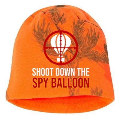 Shoot Down The Spy Balloon Political Kati - Camo Knit Beanie