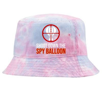 Shoot Down The Spy Balloon Political Tie-Dyed Bucket Hat