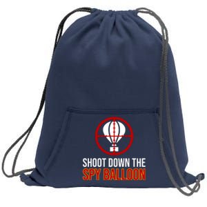 Shoot Down The Spy Balloon Political Sweatshirt Cinch Pack Bag