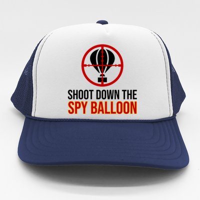 Shoot Down The Spy Balloon Political Trucker Hat