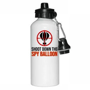 Shoot Down The Spy Balloon Political Aluminum Water Bottle