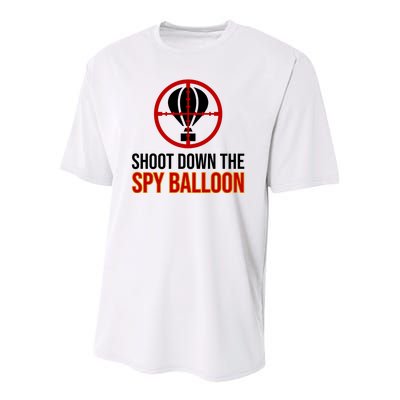 Shoot Down The Spy Balloon Political Youth Performance Sprint T-Shirt