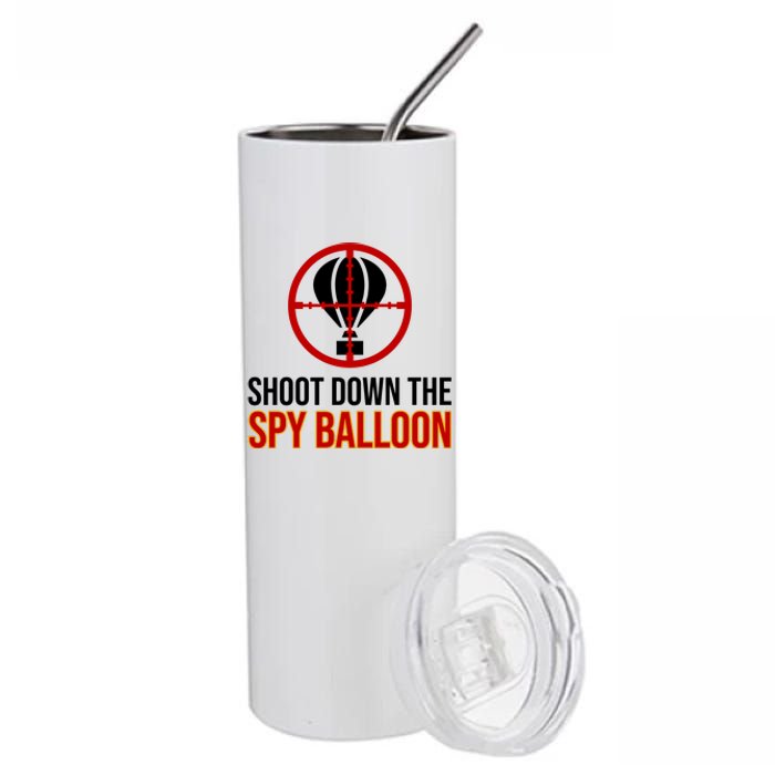 Shoot Down The Spy Balloon Political Stainless Steel Tumbler