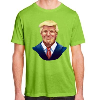 Smiling Donald Trump Portrait Adult ChromaSoft Performance T-Shirt