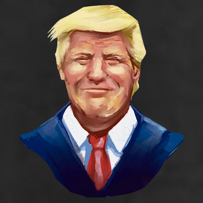 Smiling Donald Trump Portrait 11oz C Handle Ceramic Mug