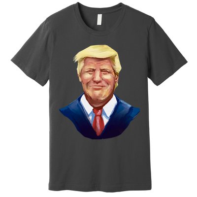 Smiling Donald Trump Portrait Premium T-Shirt