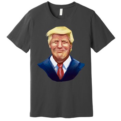 Smiling Donald Trump Portrait Premium T-Shirt