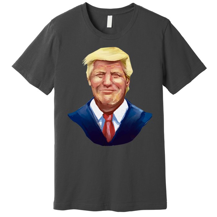 Smiling Donald Trump Portrait Premium T-Shirt