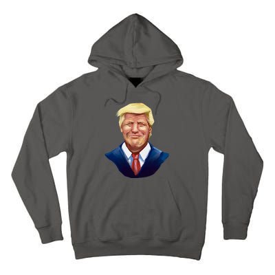 Smiling Donald Trump Portrait Tall Hoodie