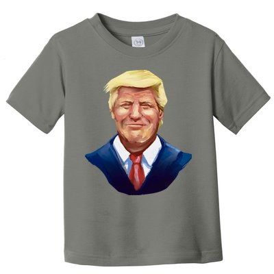 Smiling Donald Trump Portrait Toddler T-Shirt
