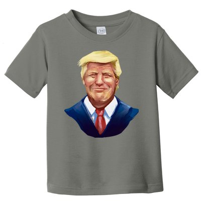 Smiling Donald Trump Portrait Toddler T-Shirt