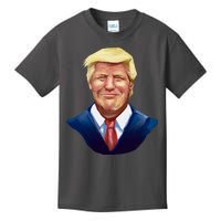 Smiling Donald Trump Portrait Kids T-Shirt