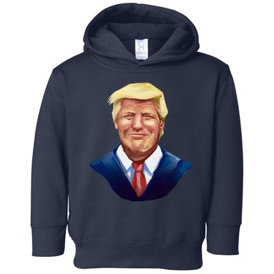 Smiling Donald Trump Portrait Toddler Hoodie