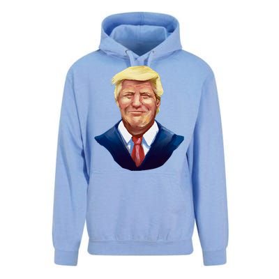 Smiling Donald Trump Portrait Unisex Surf Hoodie