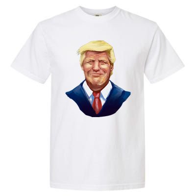 Smiling Donald Trump Portrait Garment-Dyed Heavyweight T-Shirt