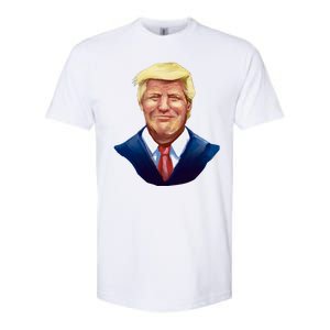 Smiling Donald Trump Portrait Softstyle® CVC T-Shirt