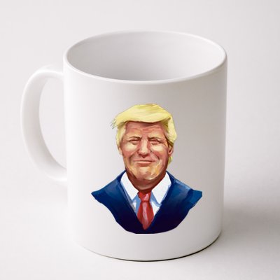 Smiling Donald Trump Portrait Coffee Mug