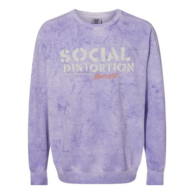 Social Distortion Taxi Colorblast Crewneck Sweatshirt