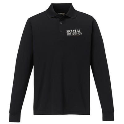 Social Distortion Taxi Performance Long Sleeve Polo