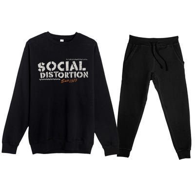 Social Distortion Taxi Premium Crewneck Sweatsuit Set