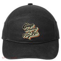 Stop Drinking The Koolaid Media News Msm Brainwashing 7-Panel Snapback Hat