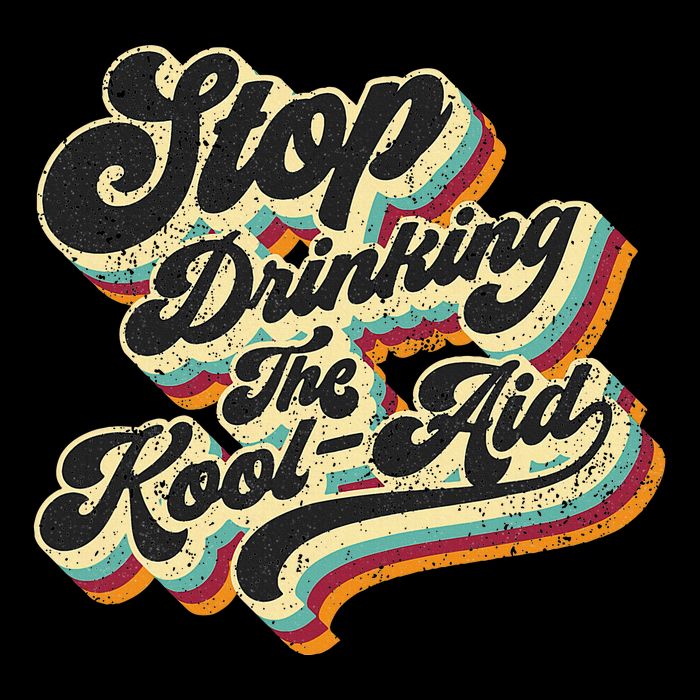 Stop Drinking The Koolaid Media News Msm Brainwashing 16 in Basic Backpack