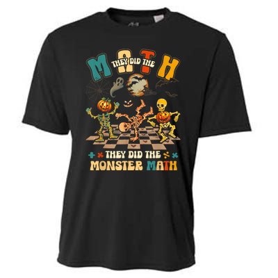 Skeleton Dancing They Did The Math They Did The Monster Math Cooling Performance Crew T-Shirt