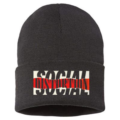 Social Distortion Torn Sustainable Knit Beanie