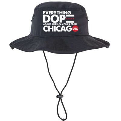 Shermann Dilla Thomas Everything Dope About America Comes From Chicago Uic Baske Bucket Hat