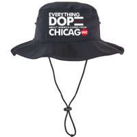 Shermann Dilla Thomas Everything Dope About America Comes From Chicago Uic Baske Legacy Cool Fit Booney Bucket Hat