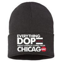 Shermann Dilla Thomas Everything Dope About America Comes From Chicago Uic Baske Sustainable Knit Beanie