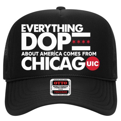 Shermann Dilla Thomas Everything Dope About America Comes From Chicago Uic Baske Trucker Hat