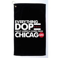 Shermann Dilla Thomas Everything Dope About America Comes From Chicago Uic Baske Golf Towel