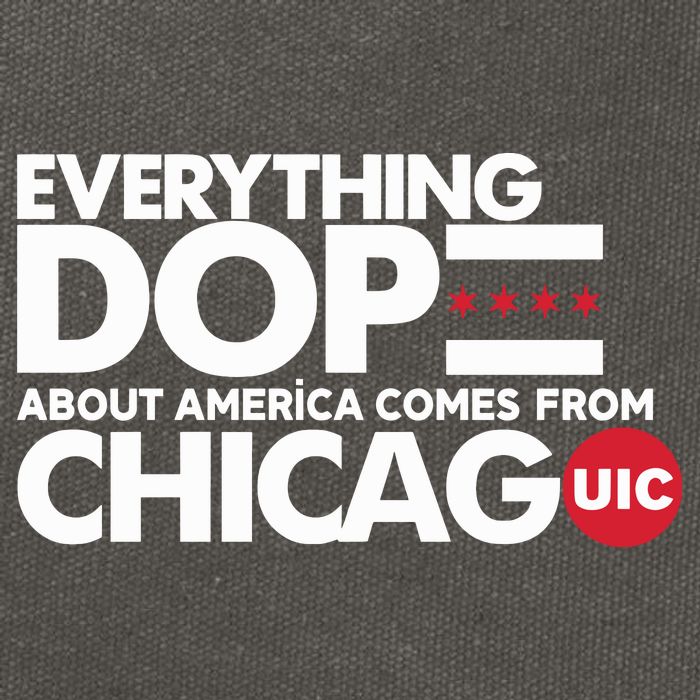 Shermann Dilla Thomas Everything Dope About America Comes From Chicago Uic Baske Cotton Canvas Backpack